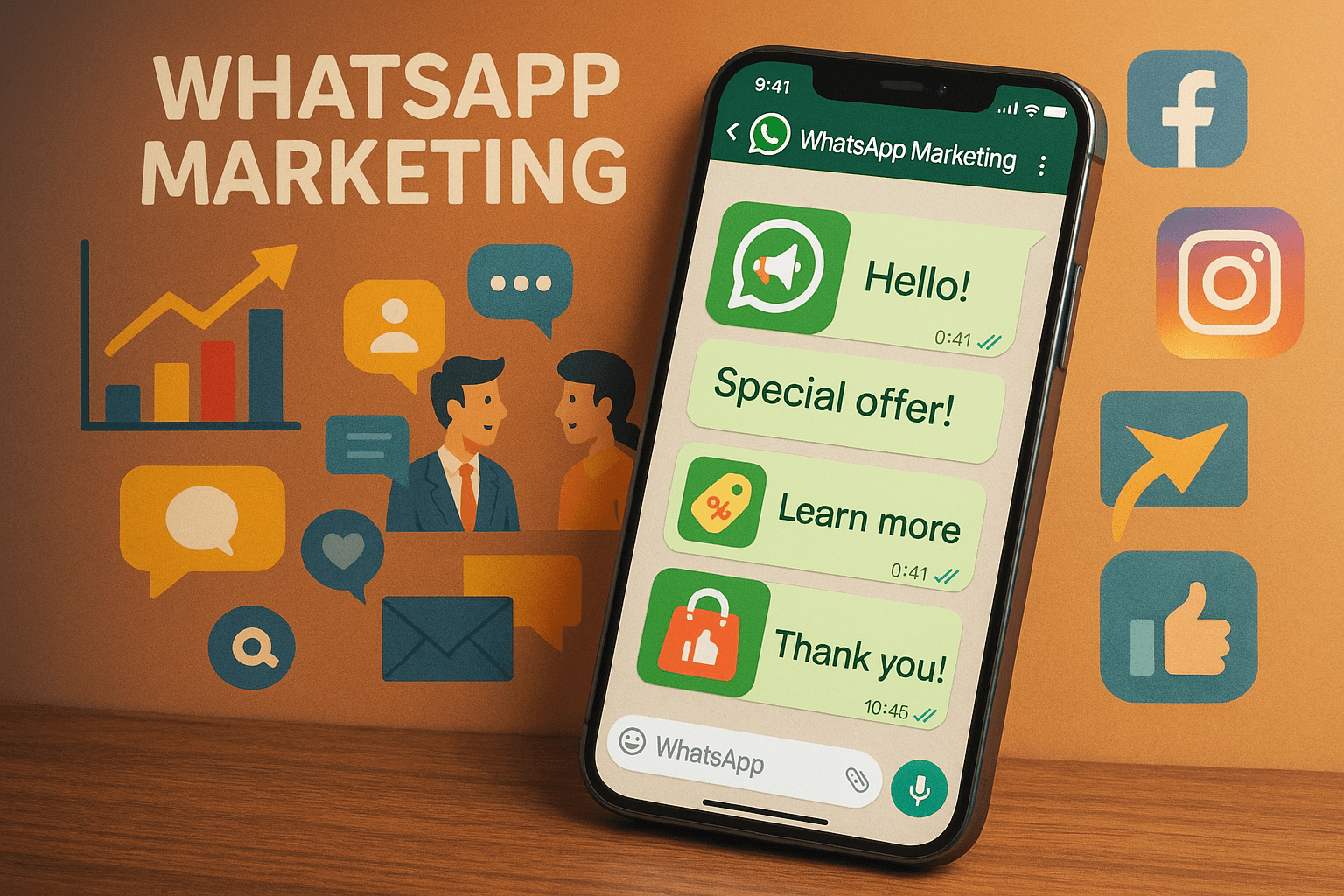 découvrez tout ce qu'il faut savoir sur le marketing whatsapp. apprenez à utiliser cette plateforme de messagerie pour optimiser votre communication, augmenter votre clientèle et améliorer votre stratégie marketing. des astuces pratiques aux meilleures pratiques, plongez dans l'univers du marketing sur whatsapp.